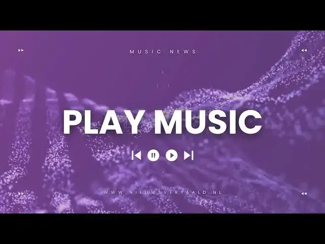 'Video thumbnail for Get in Tune with the Sound of Now: Nieuwsvertaald.nl is Your All-Access Pass to Music News'
