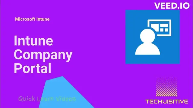 'Video thumbnail for Intune company portal'