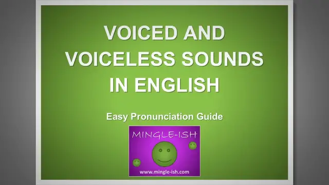 'Video thumbnail for Voiced and Voiceless Sounds in English: Easy Pronunciation Guide'