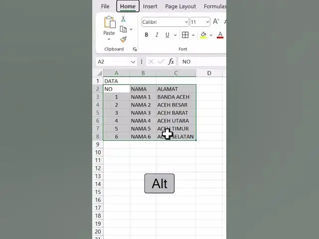 'Video thumbnail for CARA CEPAT MEMBUAT TABEL DI EXCEL | Shorcut Excel'