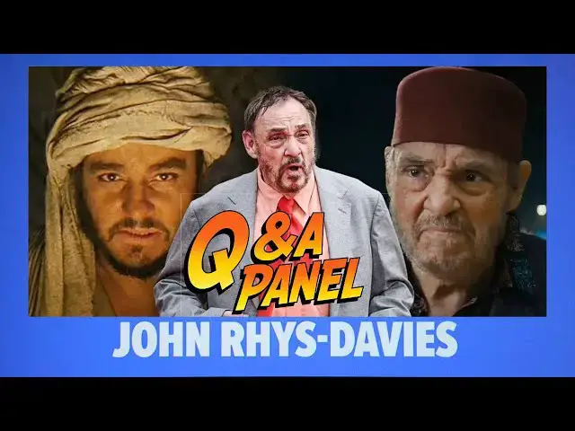 'Video thumbnail for John Rhys-Davies Reflects on Life, AI, and Lord of the Rings at Fan Expo Dallas'