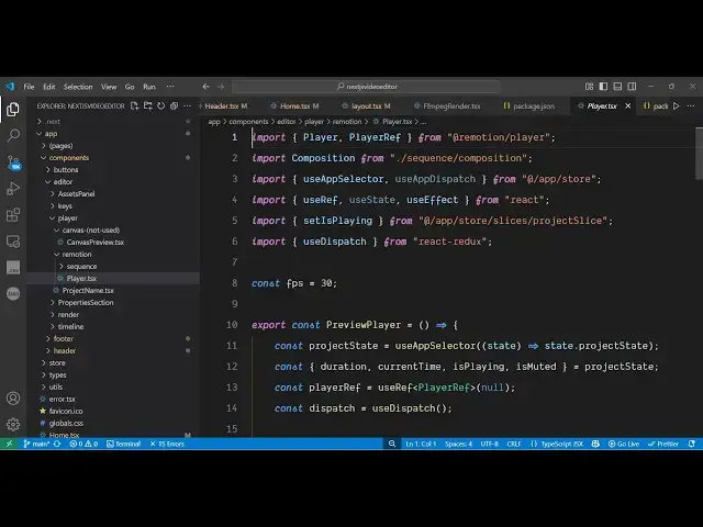'Video thumbnail for Build a Next.js Video Timeline Editor in Browser Using FFMPEG WASM & Remotion Library in TS'