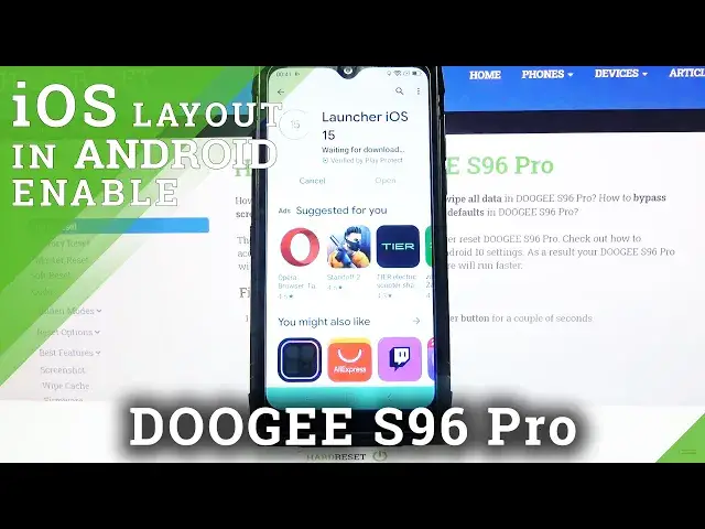 'Video thumbnail for How to Download iOS Launcher on DOOGEE S96 Pro – Apply iOS Launcher'