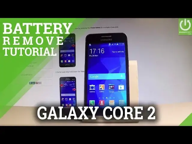 'Video thumbnail for How to Remove Battery in SAMSUNG Galaxy Core 2 - Force Restart'