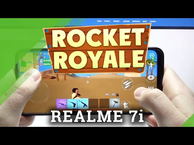 'Video thumbnail for Test Game Rocket Royale on Realme 7i | Snapdragon 662 | 4 GB RAM | Gameplay - FPS Check'