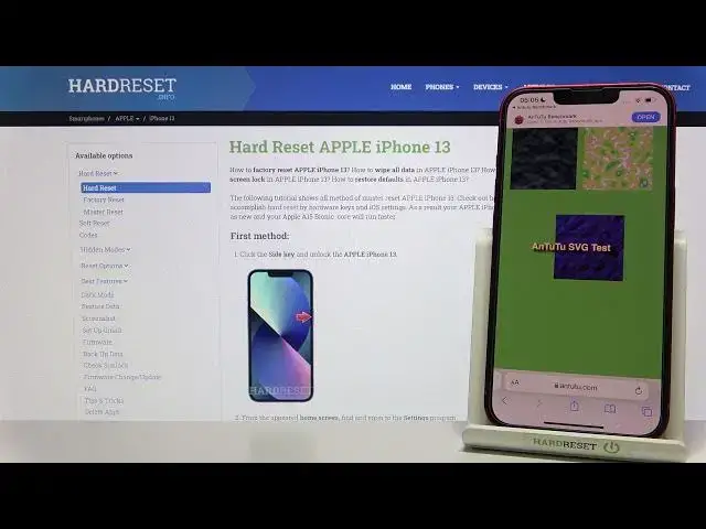 'Video thumbnail for Antutu Benchmark html5 on Apple iPhone 13 - APPLE Performance Checkup'