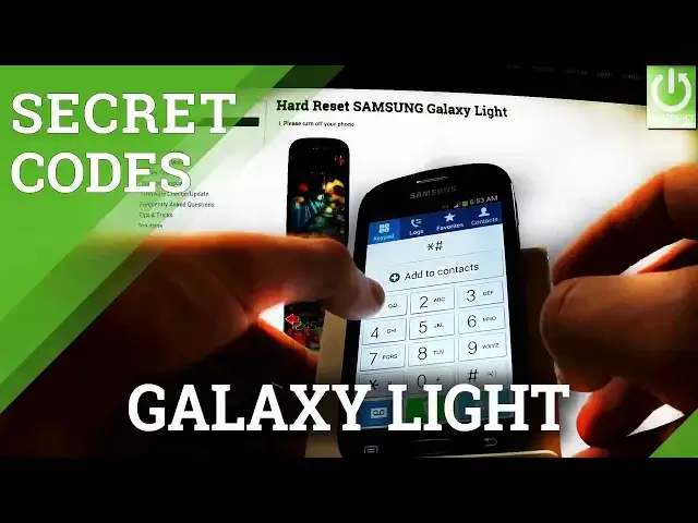 'Video thumbnail for SAMSUNG Galaxy Light CODES / UNLOCK HIDDEN FEATURE'
