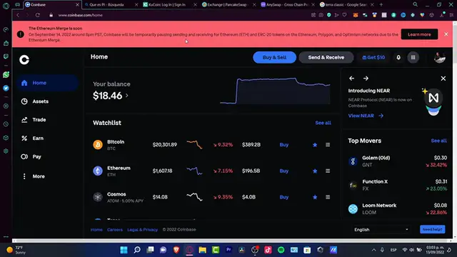 'Video thumbnail for How To Sell Wrapped Luna on Coinbase (Step by Step)  WLUNA Coinbase'