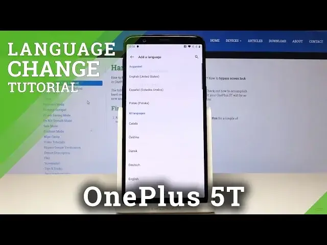 'Video thumbnail for How to Change Language on OnePlus 5T - Language Settings'
