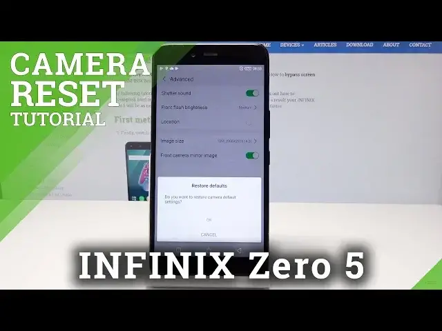'Video thumbnail for How to Reset Camera in INFINIX Zero 5 - Restore Camera Settings'