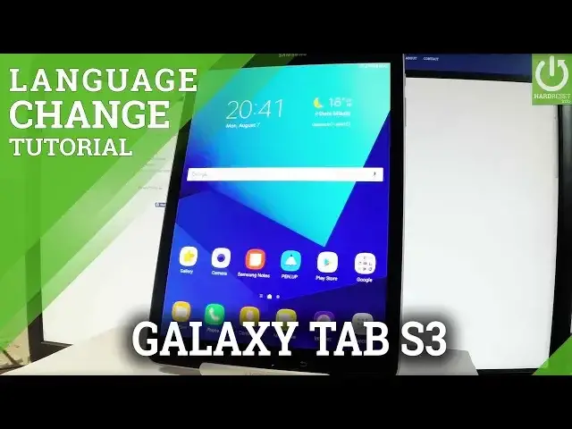 'Video thumbnail for Change Language SAMSUNG Galaxy Tab S3 - Set Up Language'