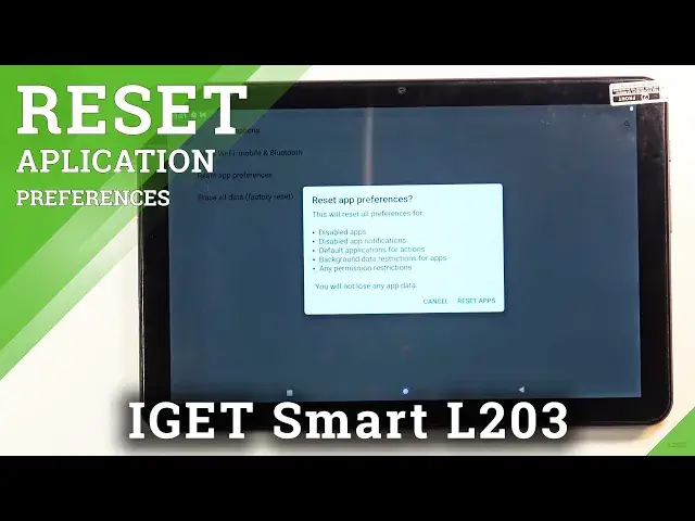 'Video thumbnail for How to Restore Apps Preferences in IGET Smart L203 -  Manage App Preferences'