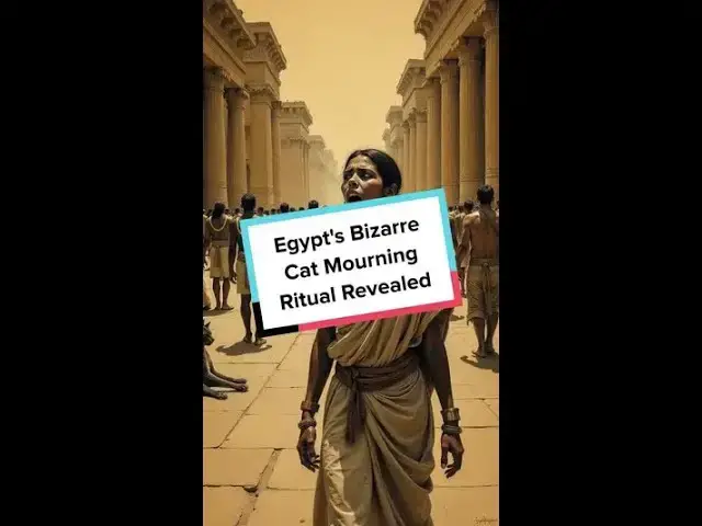 'Video thumbnail for Egypt's Bizarre Cat Mourning Ritual Revealed'