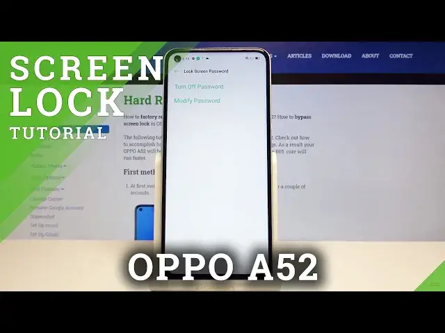 'Video thumbnail for How to Change Lock Method on OPPO A52 – Set Screen Lock'