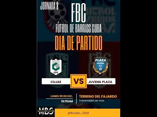 'Video thumbnail for Cujae VS Plaza Juvenil (Partido 50)'