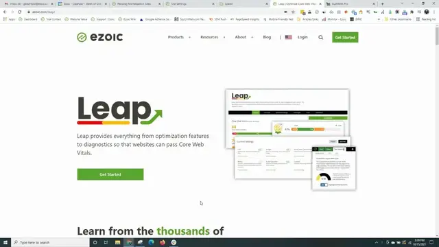 'Video thumbnail for Ezoic LEAP'