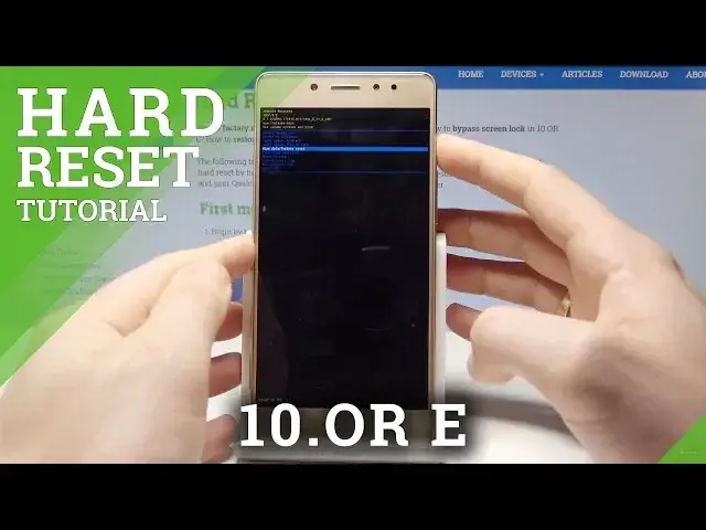'Video thumbnail for HARD RESET 10.OR E - Wipe Data by Recovery Mode'