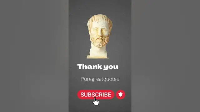 'Video thumbnail for Aristotle quotes | Aristotle | Aristotle quotes on life | Aristotle quotes in English #Shorts'
