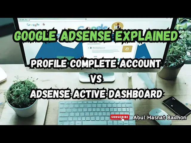 'Video thumbnail for Google AdSense Explained | AdSense Profile Complete Account | AdSense Active Dashboard'