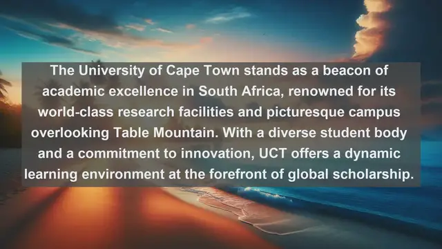 'Video thumbnail for South African Academic Excellence: Top 10 Universities Revealed!'
