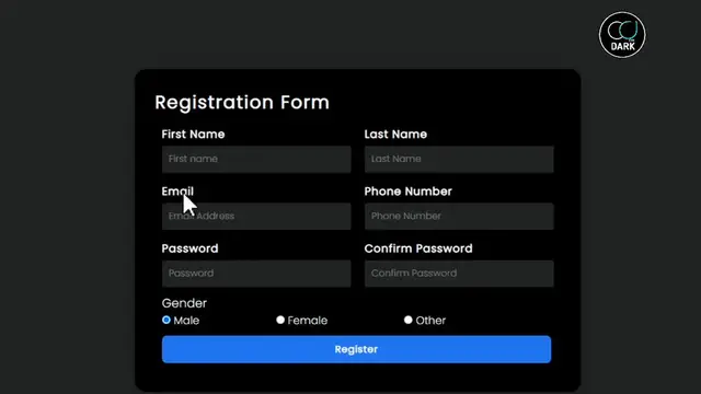 'Video thumbnail for Create a Stunning Registration Form with HTML and CSS'