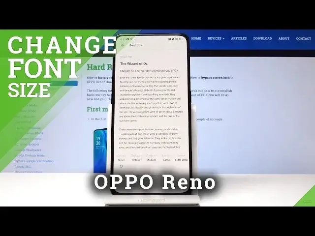 'Video thumbnail for How to Maximize Font Text in Oppo Reno - Set Up Font Size & Style'