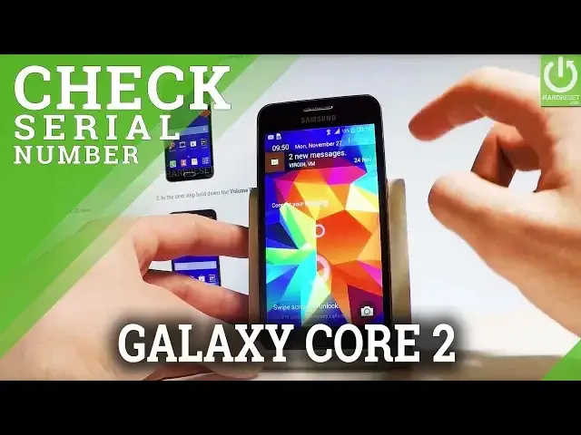 'Video thumbnail for Serial Number in SAMSUNG Galaxy Core 2 - Check SN Methods'