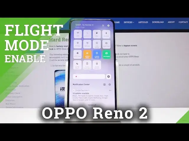 'Video thumbnail for How to Enable Airplane Mode in Oppo Reno 2 - Use Flight Mode'