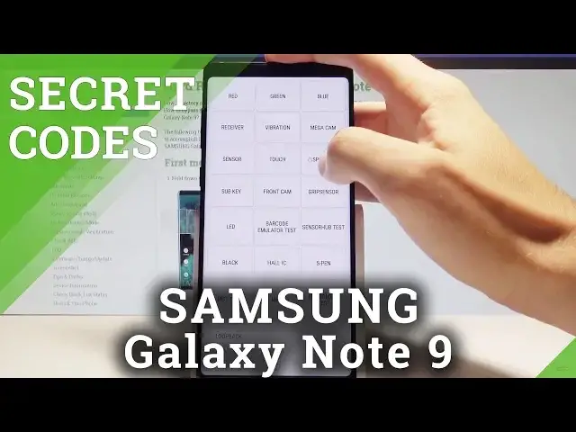 'Video thumbnail for Codes SAMSUNG Galaxy Note 9  - Hidden Mode / Secret Menu / Tricks |HardReset.Info'