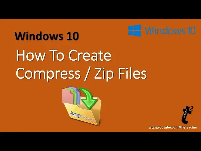 'Video thumbnail for How to Compress Files in Microsoft Windows 10 Tutorial'