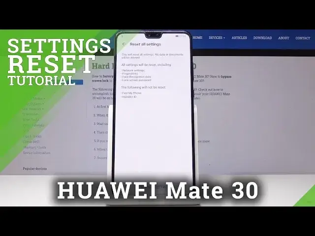 'Video thumbnail for HUAWEI Mate 30 Reset Settings / Restore Orginal Settings'