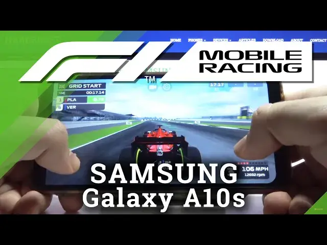 'Video thumbnail for Test Game F1 Mobile Racing on SAMSUNG Galaxy A10s | Mediatek Helio P22 | 2GB RAM | Gameplay Check'