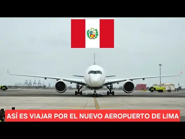 'Video thumbnail for GUÍA COMPLETA 🎉 RECORRIDO TOTAL por el NUEVO AEROPUERTO INTERNACIONAL de LIMA'