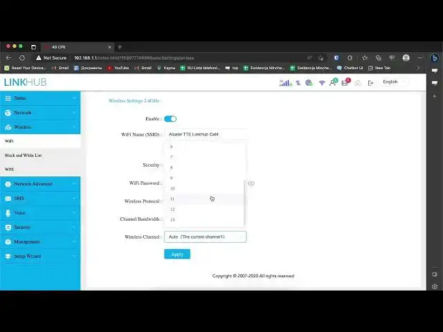 'Video thumbnail for How To Change Network Name And Password ON Alcatel LinkHub LTE Cat4'