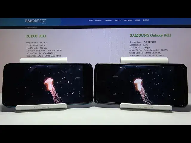 'Video thumbnail for Compare Screens of Samsung Galaxy M11 and CUBOT X30 - Display Comparison'