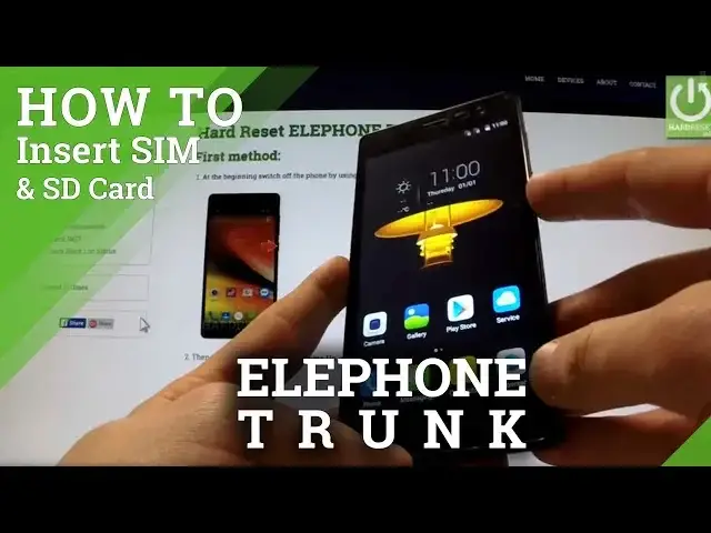 'Video thumbnail for ELEPHONE Trunk - How to Insert SIM card and micro SD card in ELEPHONE'