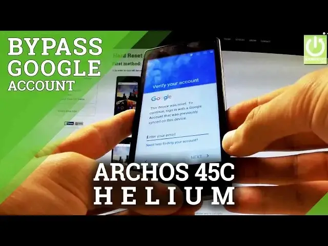 'Video thumbnail for How to Bypass Google Account Verification in ARCHOS 45c Helium 4G'