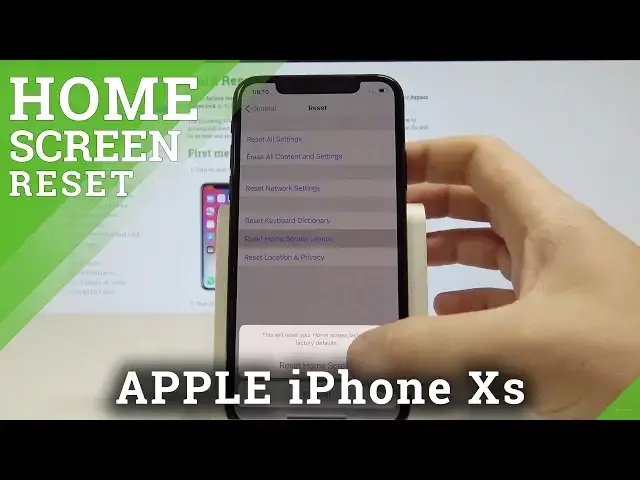 'Video thumbnail for How to Reset Home Screen on iPhone Xs - Clean Up Home Screen Layout'