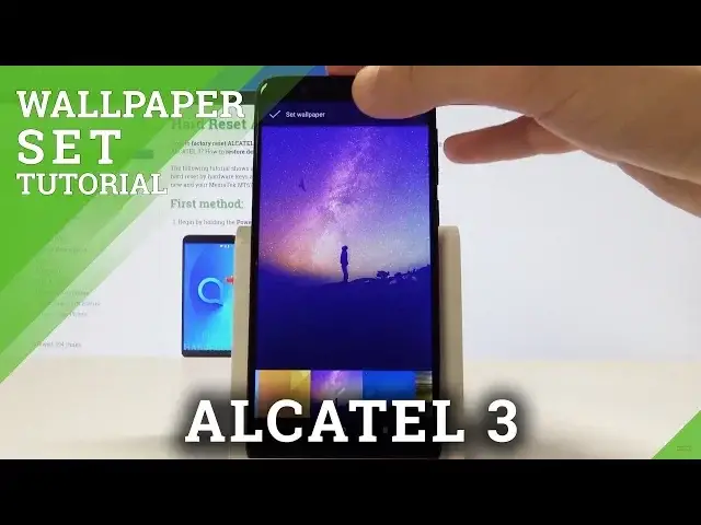 'Video thumbnail for ALCATEL 3 How to Change Wallpaper / Set Up Wallpaper for Home Screen'