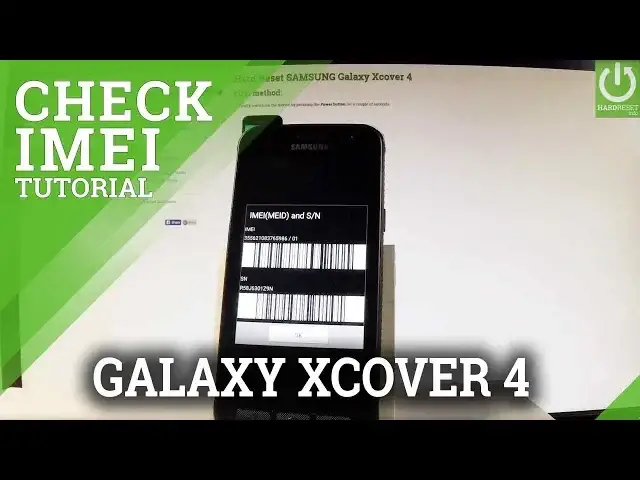 'Video thumbnail for How to Check Serial Number in SAMSUNG Galaxy Xcover 4 - All Methods'