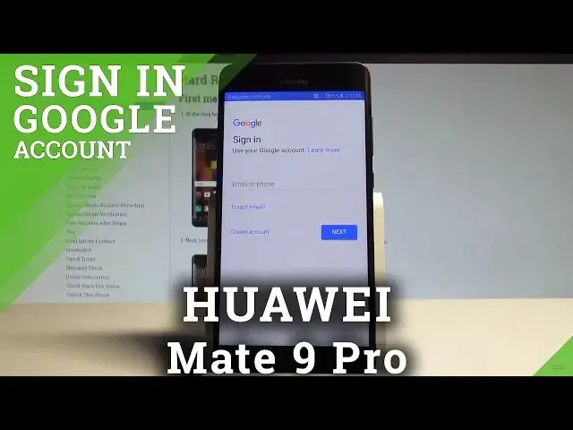 'Video thumbnail for How to Add Google Account on HUAWEI Mate 9 Pro - Sign In Google Account |HardReset.Info'