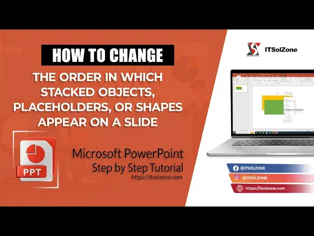 'Video thumbnail for Mastering Slide Stacking: Optimizing Object Order for Impactful Presentations | Tutorial | ITSolZone'