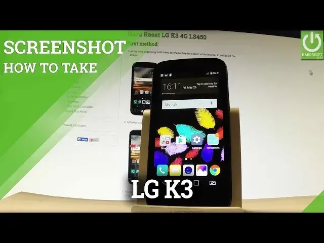 'Video thumbnail for Screenshot in LG K3 4G LS450 - Capture Screen / Edit / Share'