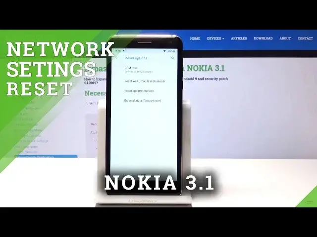 'Video thumbnail for How to Reset Network Settings in NOKIA 3.1 - Fix Network'
