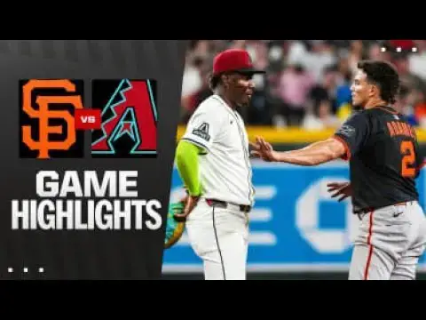 'Video thumbnail for San Francisco Giants at Arizona Diamondbacks Full-Game Highlights! | 07/03/2025'