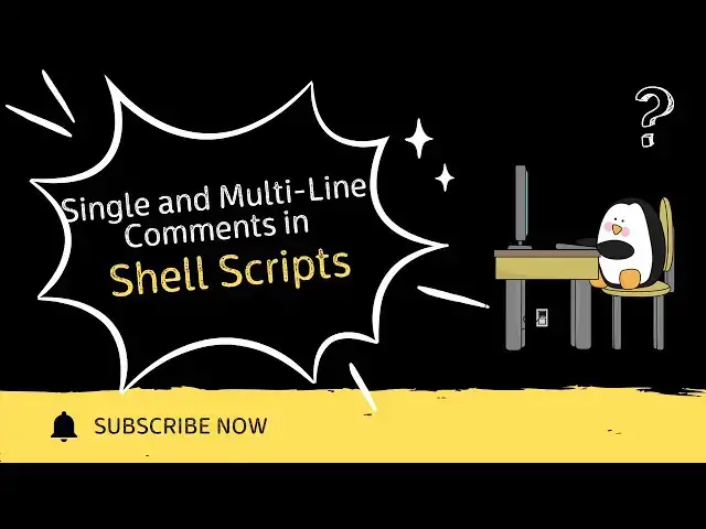 'Video thumbnail for How to Add Single Line and Multi-line Comments in Shell Scripts'