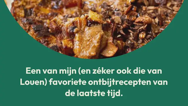 'Video thumbnail for Gezonde appeltaart pannenkoek'