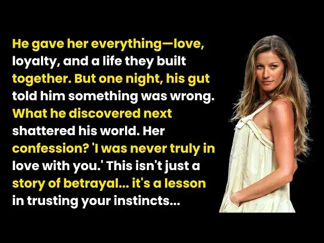 'Video thumbnail for She Said 'I Was Never In Love With You' – A Husband’s Emotional Discovery of Betrayal | Wistaloom'