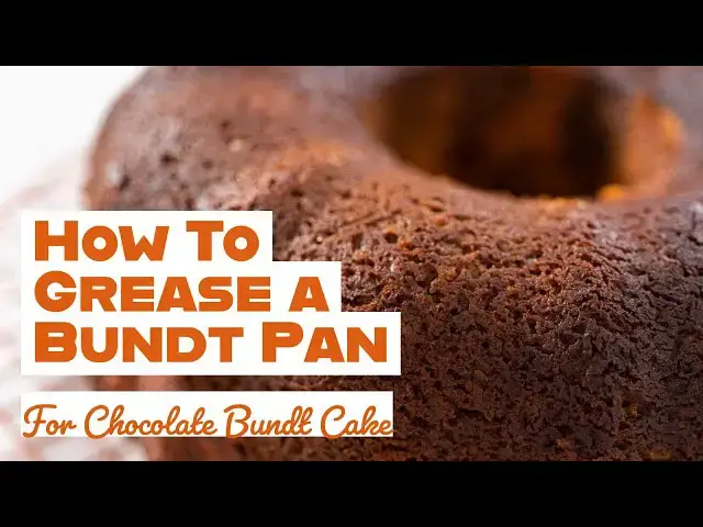 'Video thumbnail for How I Grease My Bundt Pan for Flawless Chocolate Cakes Every Time'