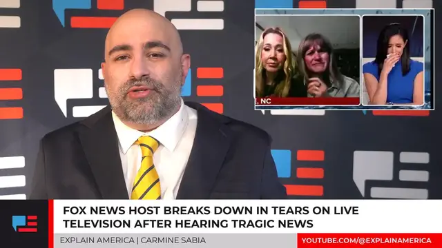 'Video thumbnail for Fox News Host Breaks Down In Tears On Live Television After Hearing Tragic News'